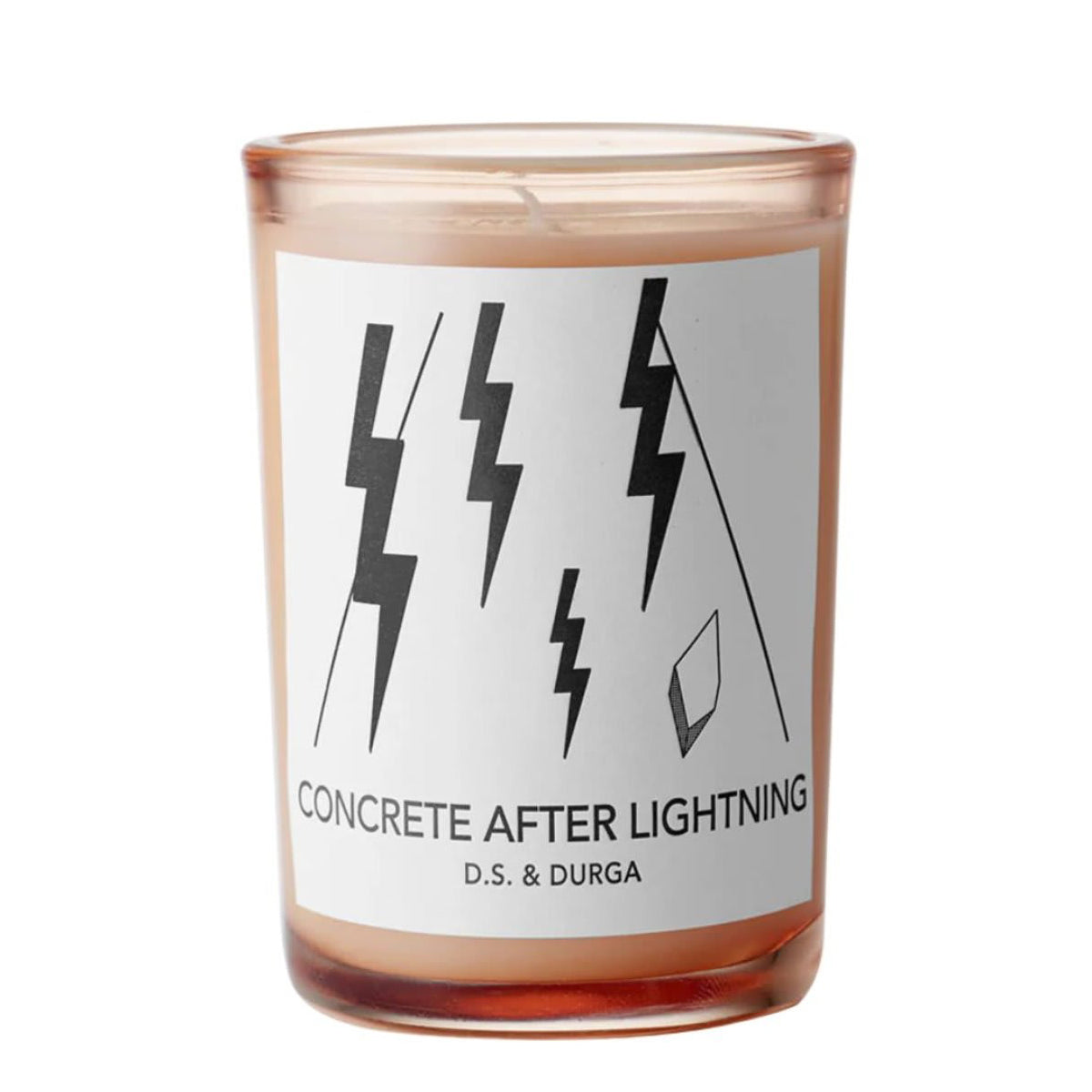 Concrete After Lightning Candle